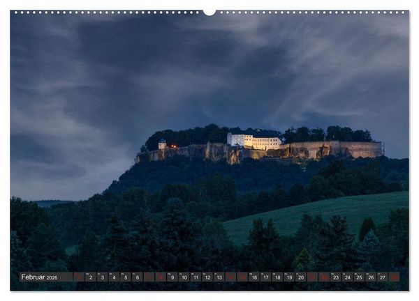 Produktbild: Die S&auml;chsische Schweiz / Faszination Sandsteingebirge (hochwertiger Premium Wandkalender 2026 DIN A2 quer), Kunstdruck in Hochglanz