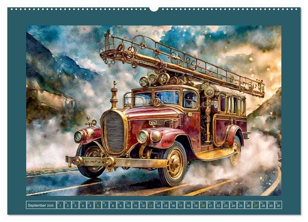 Produktbild: Mit Steampunk unterwegs (Wandkalender 2026 DIN A2 quer), CALVENDO Monatskalender