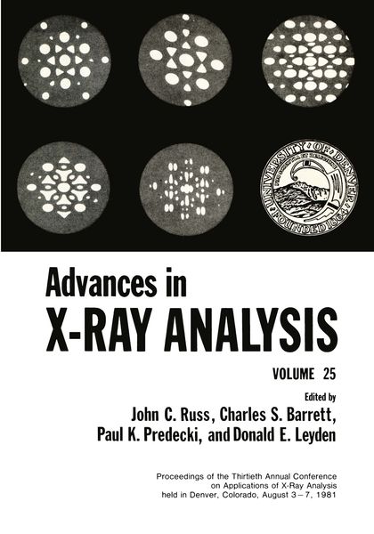Produktbild: Advances in X-Ray Analysis