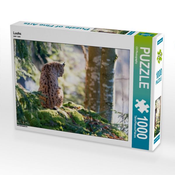 Produktbild: CALVENDO Puzzle Luchs 1000 Teile Puzzle quer | 1000 Teile Lege-Gr&ouml;&szlig;e 64 &times; 48 cm Foto-Puzzle f&uuml;r gl&uuml;ckliche Stunden