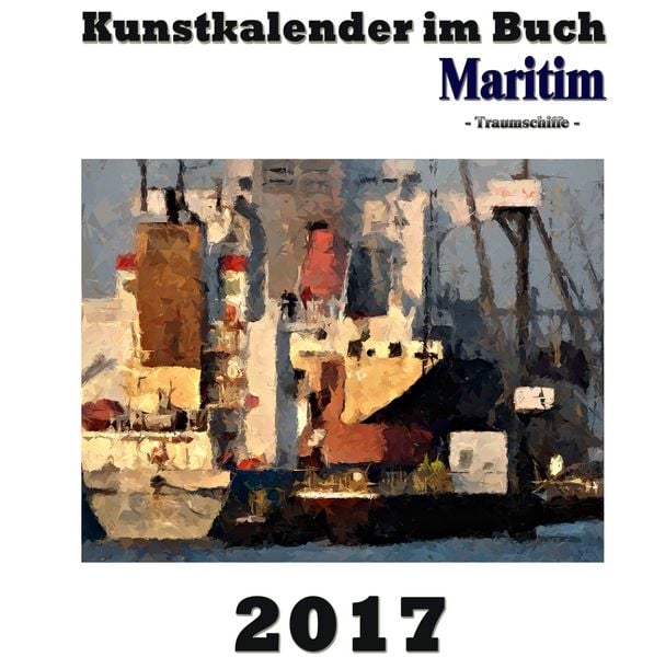 Produktbild: Kunstkalender im Buch Maritim 2017