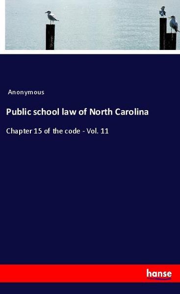 Produktbild: Public school law of North Carolina