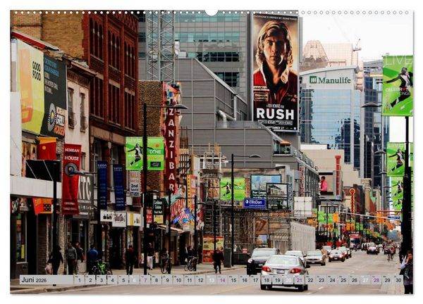 Produktbild: Provinzhauptstadt Toronto (hochwertiger Premium Wandkalender 2026 DIN A2 quer), Kunstdruck in Hochglanz