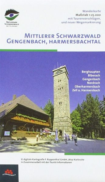 Produktbild: Wanderkarte Mittlerer Schwarzwald