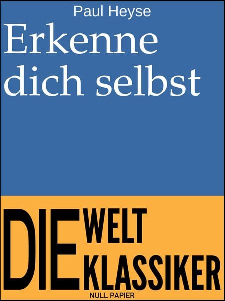 Produktbild: Erkenne dich selbst