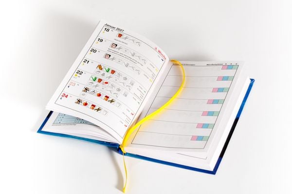 Produktbild: Das Mondjahr 2027 - Der farbige Taschenkalender
