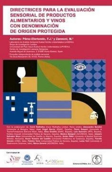 Produktbild: Directrices para la evaluaci&ograve;n sensorial de productos alimentarios y vinos con denominaci&oacute;n de origen protegida