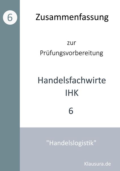 Produktbild: Zusammenfassung zur Pr&uuml;fungsvorbereitung Handelsfachwirte IHK