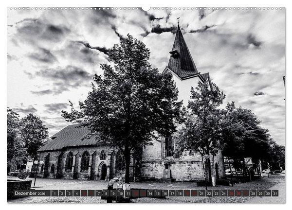 Produktbild: Ein Blick auf Neustadt am R&uuml;benberge (hochwertiger Premium Wandkalender 2026 DIN A2 quer), Kunstdruck in Hochglanz