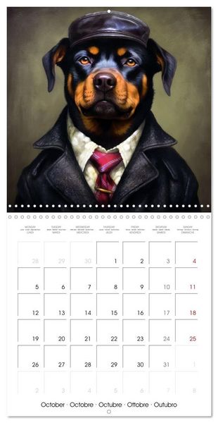 Produktbild: Gangster Paws (Wall Calendar 2026 12 &times; 12 Inch) CALVENDO 12 Month Wall Calendar