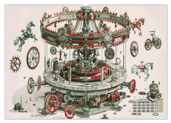 Produktbild: Der Uhrmacher des Unwahrscheinlichen (Wandkalender 2026 DIN A2 quer), CALVENDO Monatskalender
