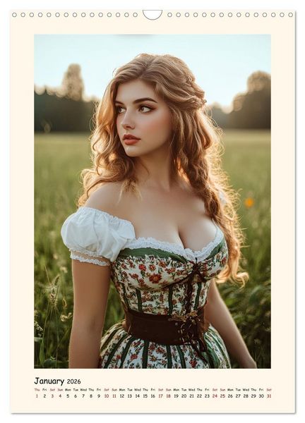 Produktbild: Tradition and Temptation (Wall Calendar 2026 DIN A3 portrait), CALVENDO 12 Month Wall Calendar