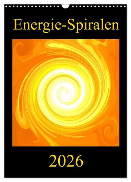 Produktbild: Energie-Spiralen 2026 (Wandkalender 2026 DIN A3 hoch), CALVENDO Monatskalender