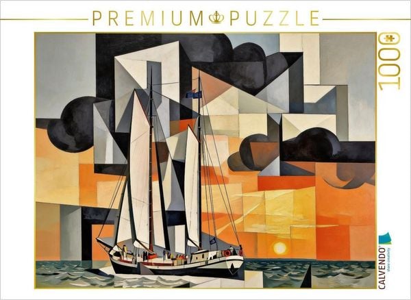 Produktbild: CALVENDO Puzzle Vor dem Wind unterwegs | 1000 Teile Lege-Gr&ouml;&szlig;e 64x48cm Foto-Puzzle f&uuml;r gl&uuml;ckliche Stunden