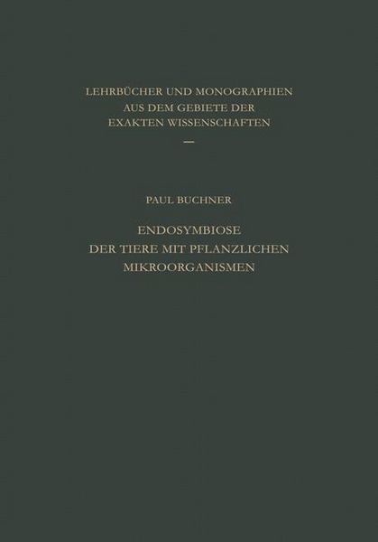 Produktbild: Endosymbiose der Tiere mit Pflanzlichen Mikroorganismen