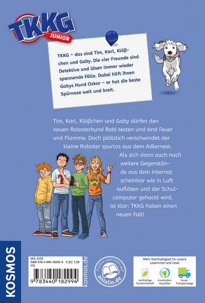 Produktbild: TKKG Junior, Der Roboterhund