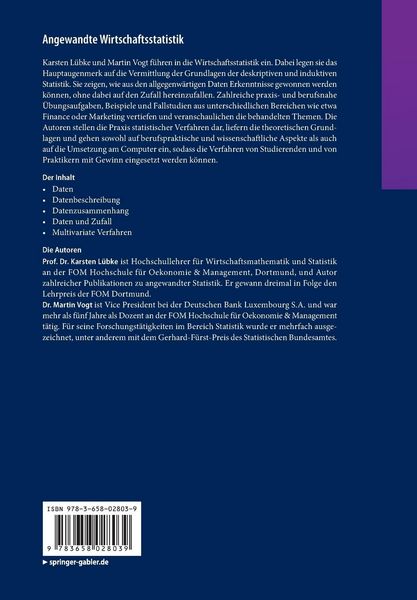 Produktbild: Angewandte Wirtschaftsstatistik