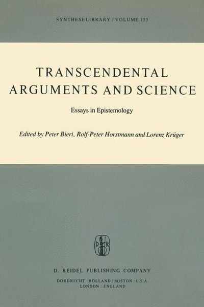 Produktbild: Transcendental Arguments and Science