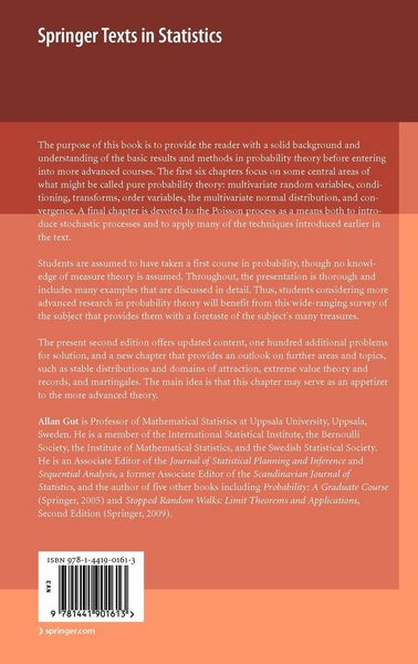 Produktbild: An Intermediate Course in Probability