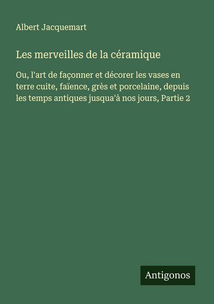 Produktbild: Les merveilles de la c&eacute;ramique
