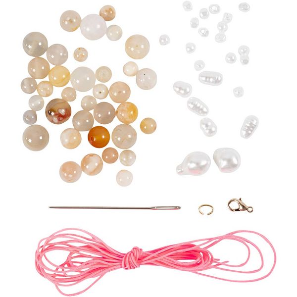 Produktbild: Creativ Company Mini Kreativ Set Schmuck, Halskette und Armband, Pink