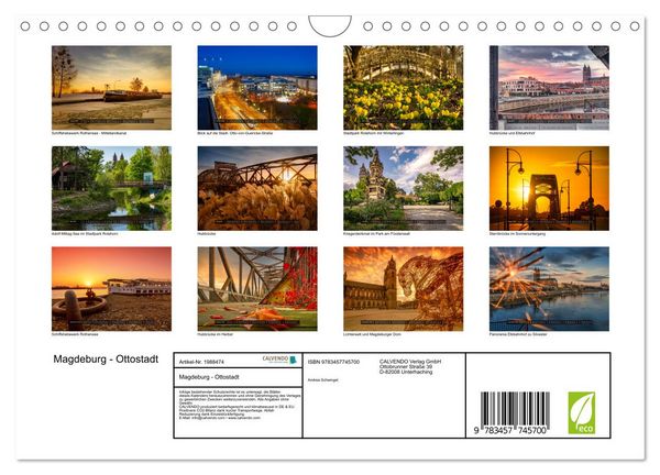 Produktbild: Magdeburg - Ottostadt (Wandkalender 2026 DIN A4 quer), CALVENDO Monatskalender