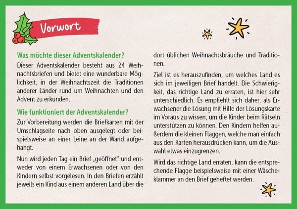 Produktbild: Weihnachtspost aus aller Welt. Adventskalender-R&auml;tsel f&uuml;r Kinder von 8 bis 12