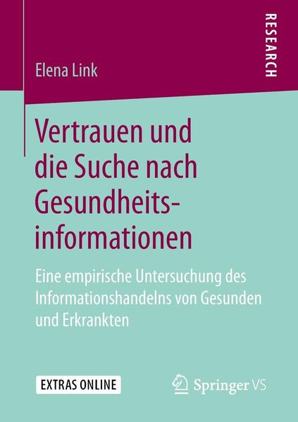 Produktbild: Vertrauen und die Suche nach Gesundheitsinformationen