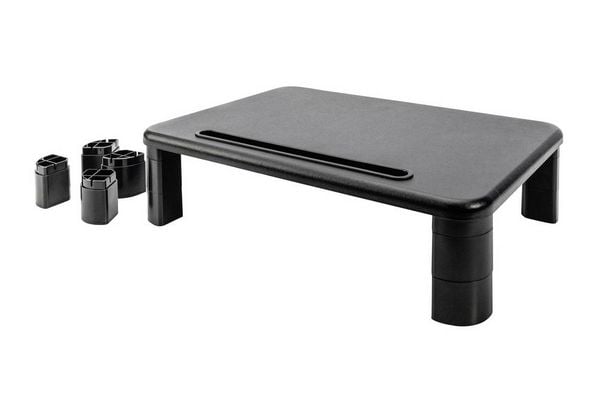 Produktbild: Digitus DA-90458 Monitor-Erh&ouml;hung H&ouml;hen-Bereich: 71 bis 145 mm Schwarz