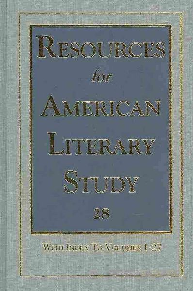 Produktbild: Resources for American Literary Study Vol 28