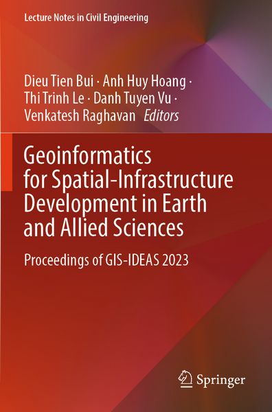 Produktbild: Geoinformatics for Spatial-Infrastructure Development in Earth and Allied Sciences