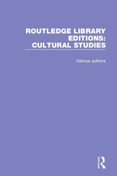Produktbild: Routledge Library Editions: Cultural Studies