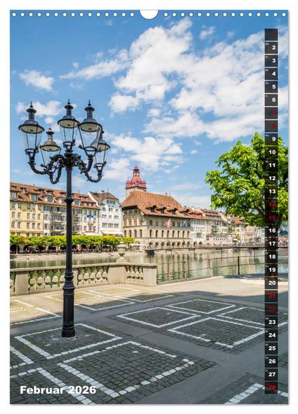 Produktbild: Willkommen in Luzern (Wandkalender 2026 DIN A3 hoch), CALVENDO Monatskalender