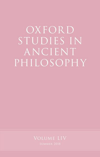 Produktbild: Oxford Studies in Ancient Philosophy, Volume 54