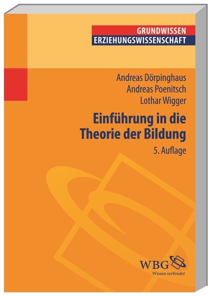 Produktbild: Einf&uuml;hrung in die Theorie der Bildung
