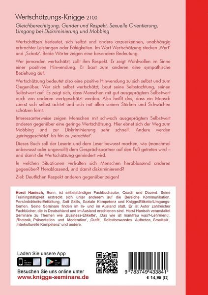Produktbild: Wertsch&auml;tzungs-Knigge 2100