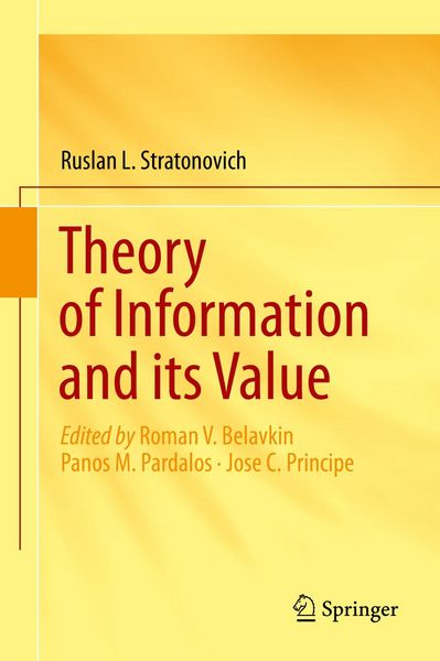 Produktbild: Theory of Information and its Value