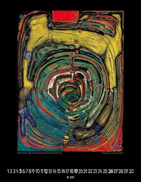 Produktbild: Hundertwasser Art Calendar 2027