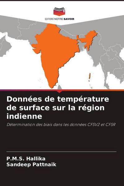 Produktbild: Donn&eacute;es de temp&eacute;rature de surface sur la r&eacute;gion indienne