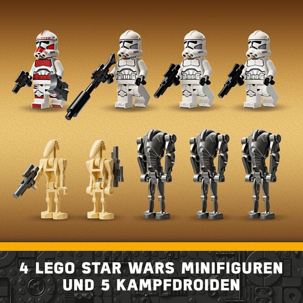 Produktbild: LEGO Star Wars 75372 Clone Trooper & Battle Droid Battle Pack Set