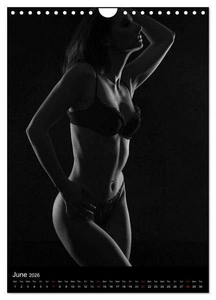Produktbild: Erotic Silhouettes / UK-Version (Wall Calendar 2026 DIN A4 portrait), CALVENDO 12 Month Wall Calendar