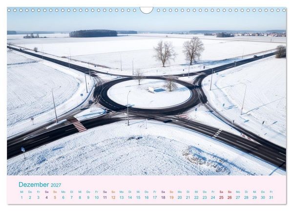 Produktbild: Roundabouts - Kreisverkehre (Wandkalender 2027 DIN A3 quer), CALVENDO Monatskalender