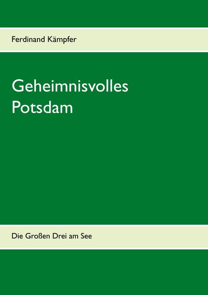 Produktbild: Geheimnisvolles Potsdam