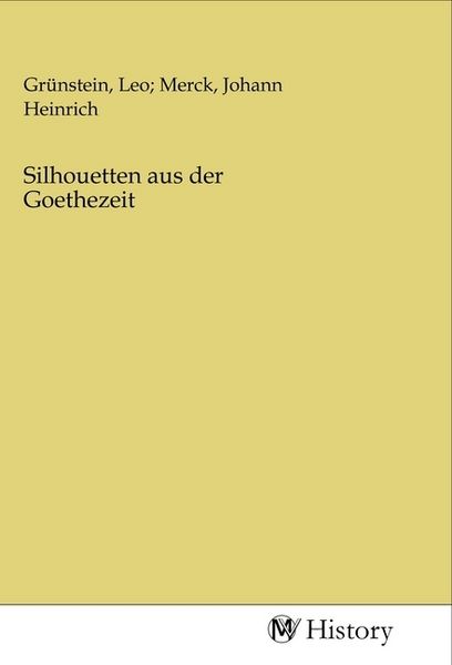 Produktbild: Silhouetten aus der Goethezeit