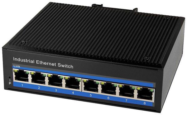 Produktbild: LogiLink NS203 NS203 Industrial Ethernet Switch 8 Port 10 / 100 / 1000MBit/s