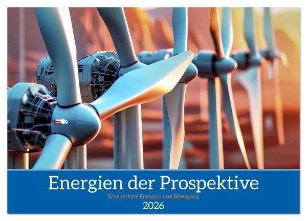 Produktbild: Energien der Prospektive (Wandkalender 2026 DIN A3 quer), CALVENDO Monatskalender