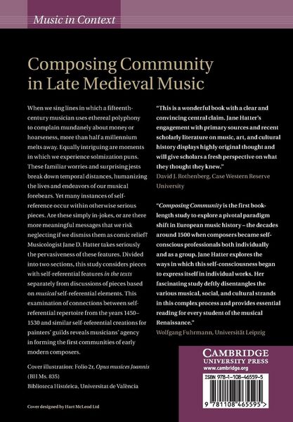 Produktbild: Composing Community in Late Medieval Music
