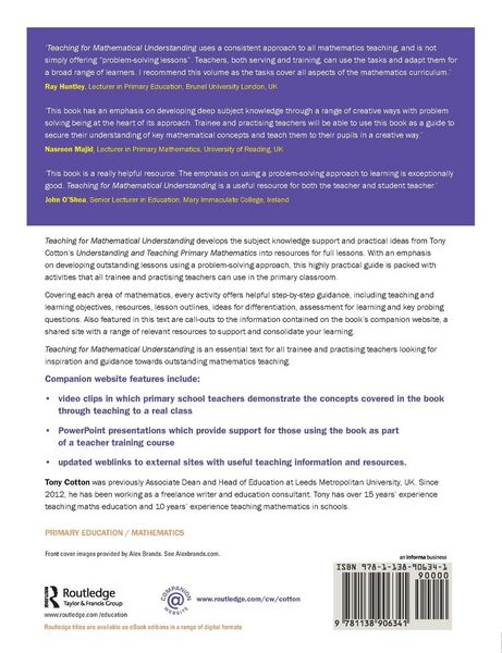 Produktbild: Teaching for Mathematical Understanding