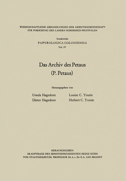 Produktbild: Das Archiv des Petaus