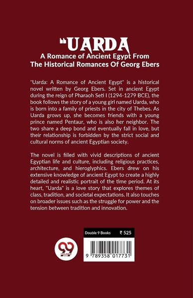 Produktbild: "Uarda A Romance Of Ancient Egypt From The Historical Romances Of Georg Ebers